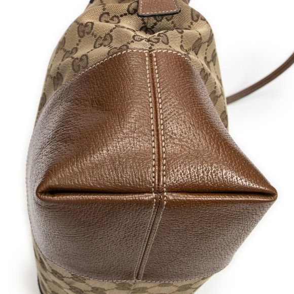 Gucci Bree Dome Tote Brown/beige GG Canvas A - Picture 7 of 10